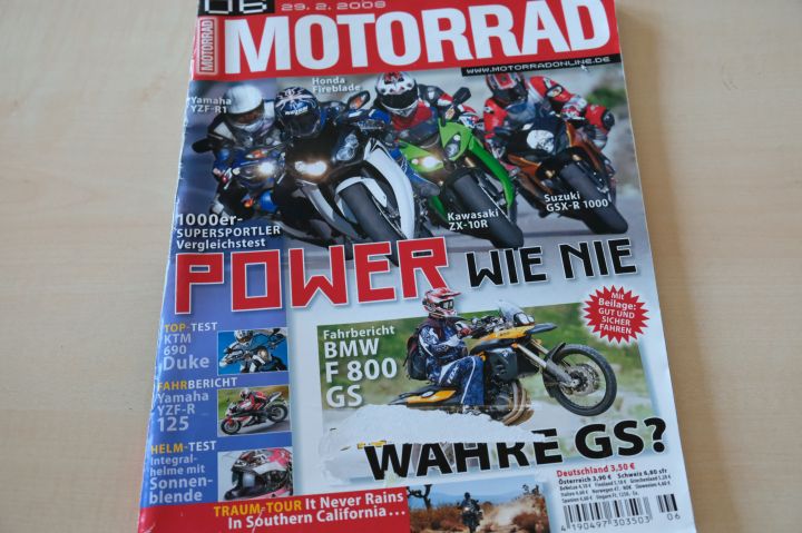 Motorrad 06/2008