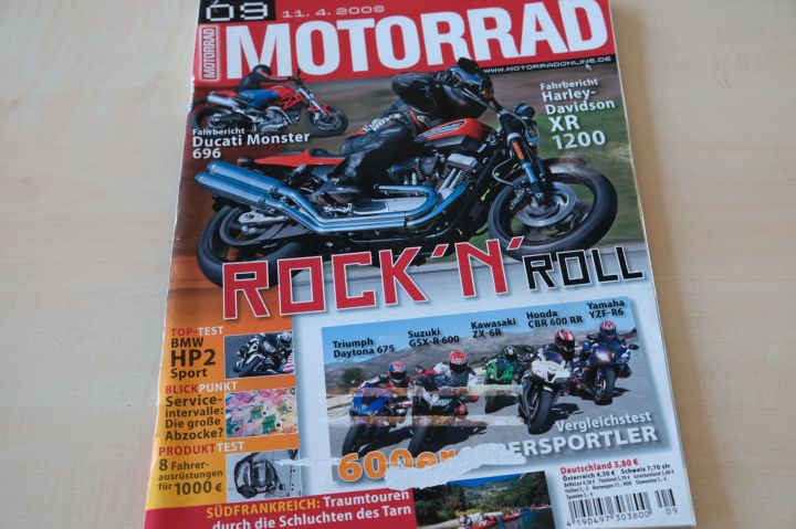 Deckblatt Motorrad (09/2008)