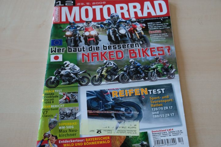 Deckblatt Motorrad (12/2008)