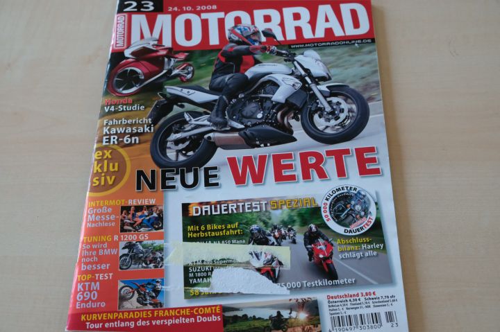 Deckblatt Motorrad (23/2008)