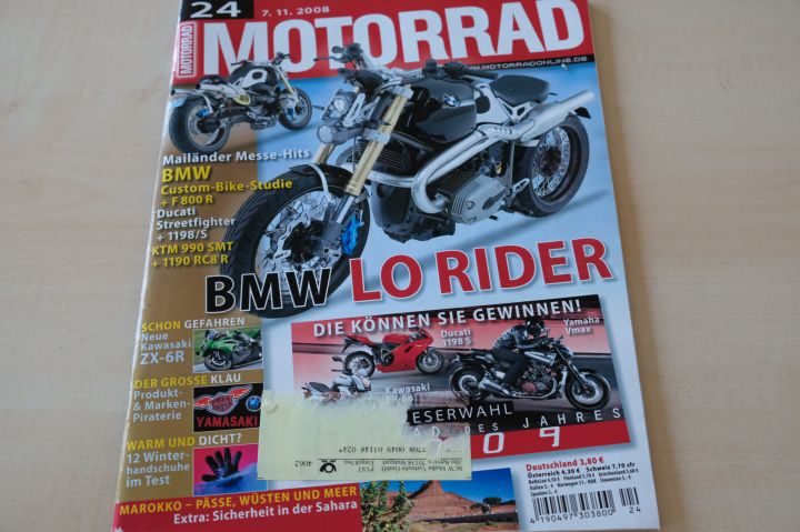 Deckblatt Motorrad (24/2008)