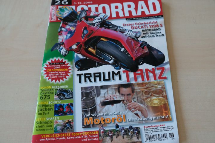 Deckblatt Motorrad (26/2008)