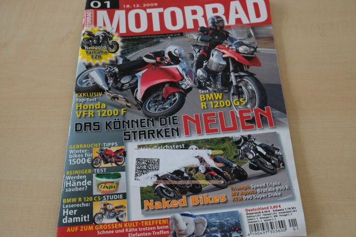 Deckblatt Motorrad (01/2009)