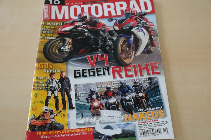 Deckblatt Motorrad (10/2009)