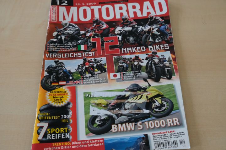 Deckblatt Motorrad (12/2009)