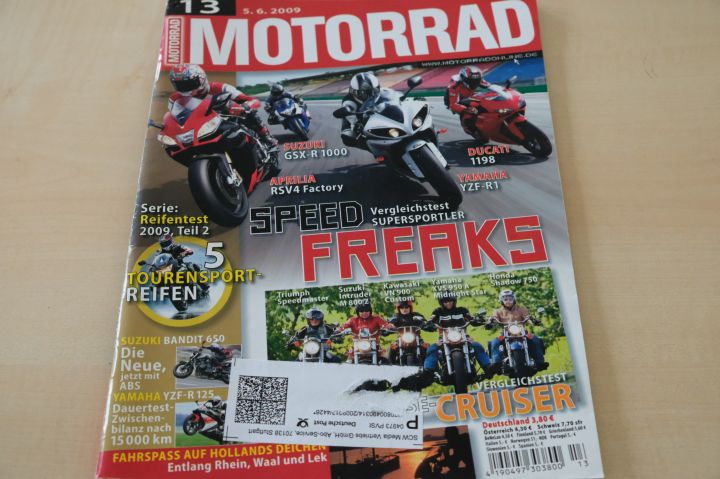 Deckblatt Motorrad (13/2009)
