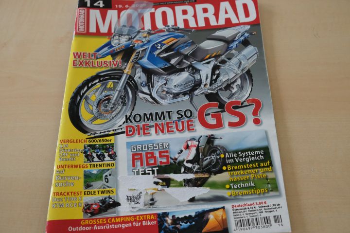 Deckblatt Motorrad (14/2009)