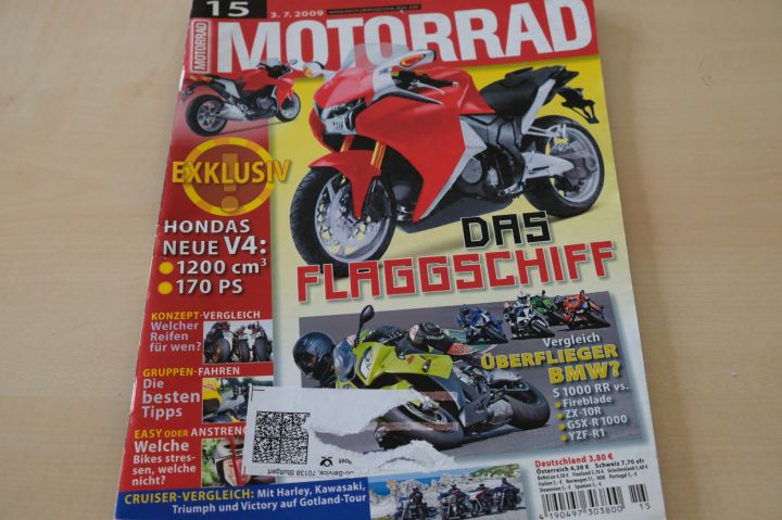 Deckblatt Motorrad (15/2009)