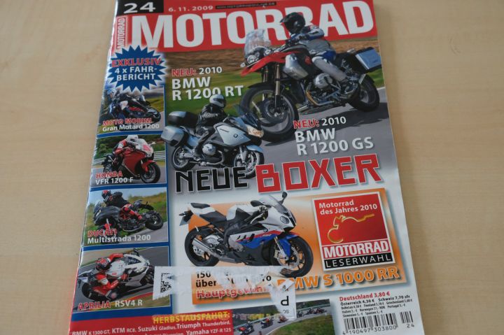 Deckblatt Motorrad (24/2009)