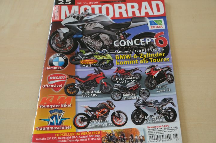 Deckblatt Motorrad (25/2009)