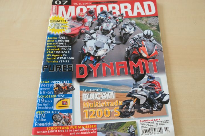 Deckblatt Motorrad (07/2010)