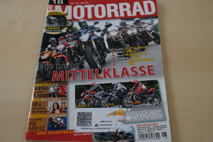 Deckblatt Motorrad (18/2010)
