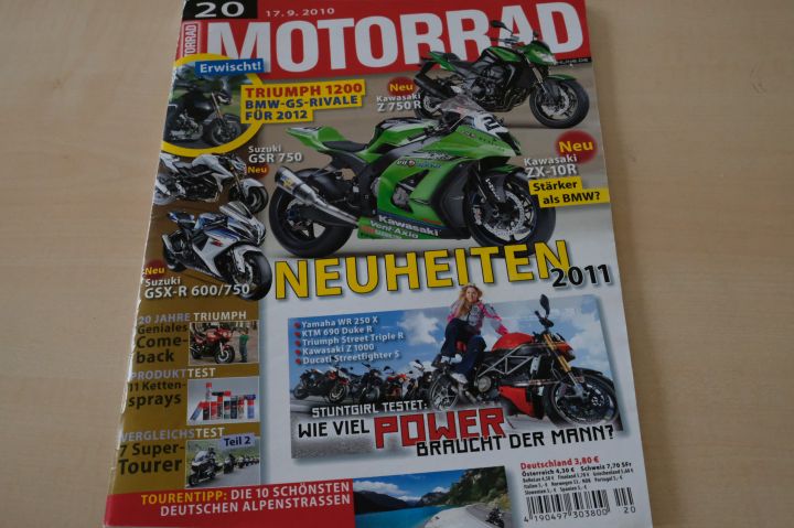Deckblatt Motorrad (20/2010)