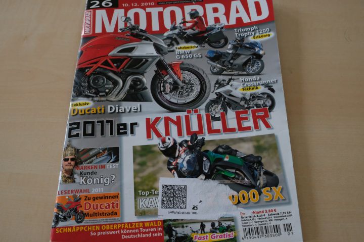 Deckblatt Motorrad (26/2010)