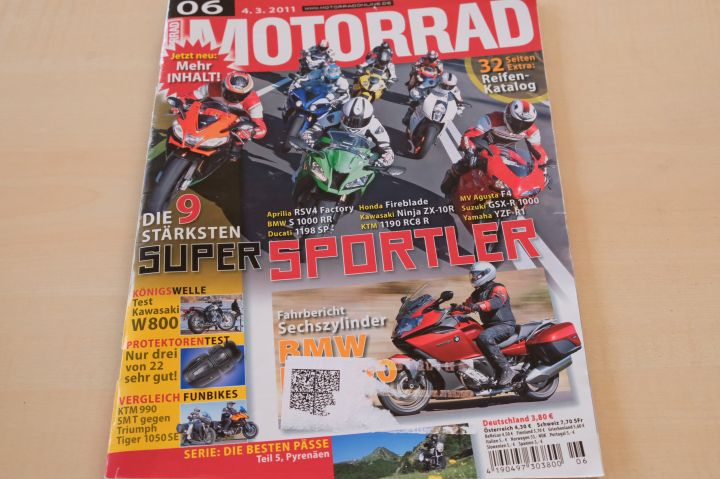 Deckblatt Motorrad (06/2011)