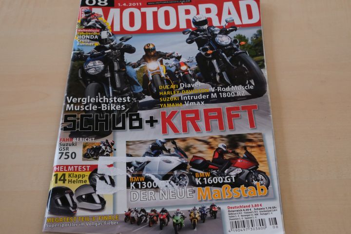 Deckblatt Motorrad (08/2011)