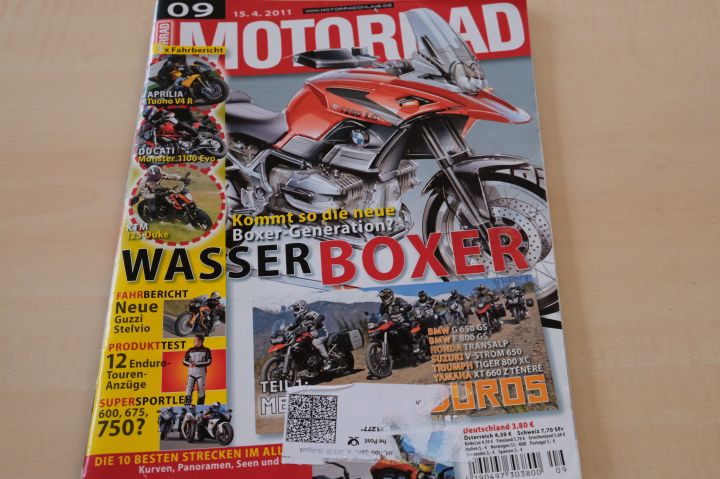 Deckblatt Motorrad (09/2011)