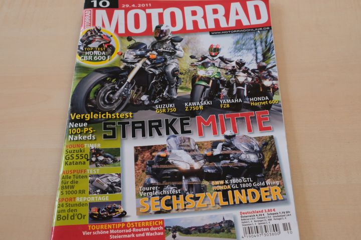 Deckblatt Motorrad (10/2011)