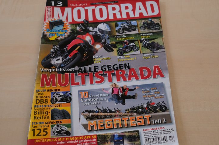 Deckblatt Motorrad (13/2011)
