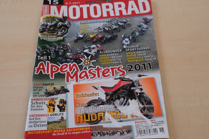 Deckblatt Motorrad (15/2011)