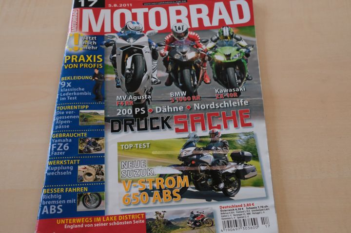 Deckblatt Motorrad (17/2011)