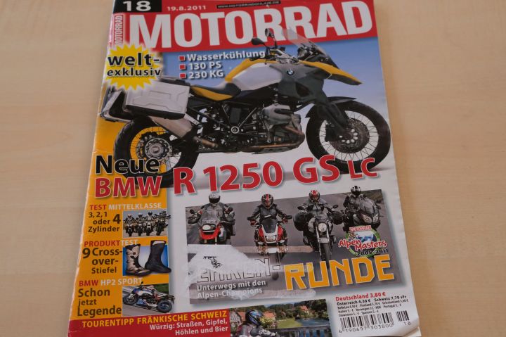 Deckblatt Motorrad (18/2011)