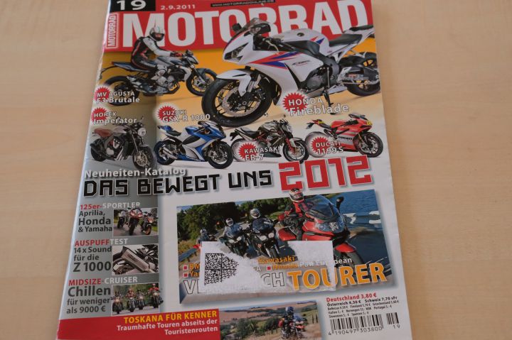 Deckblatt Motorrad (19/2011)