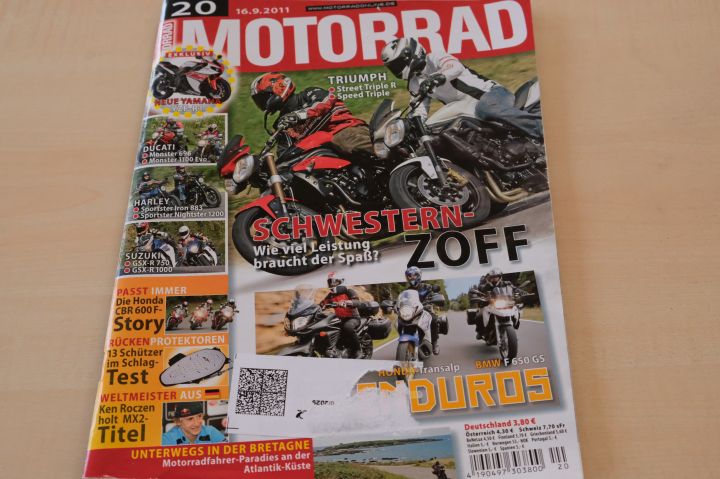Deckblatt Motorrad (20/2011)