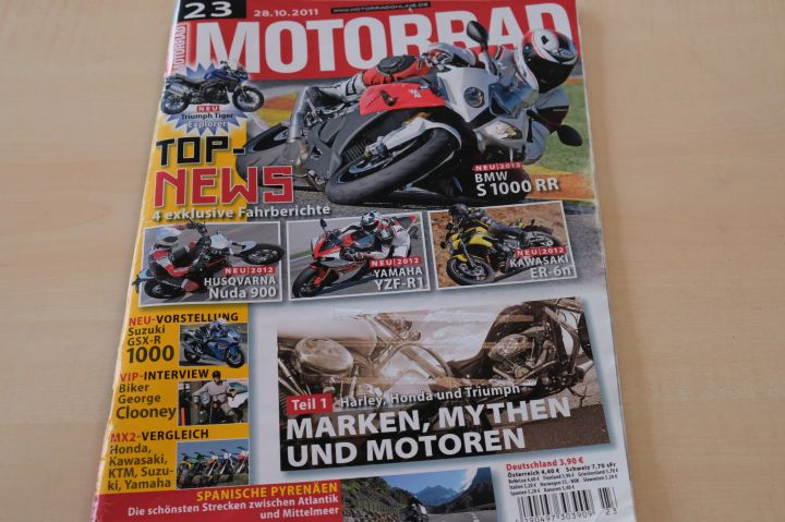 Deckblatt Motorrad (23/2011)