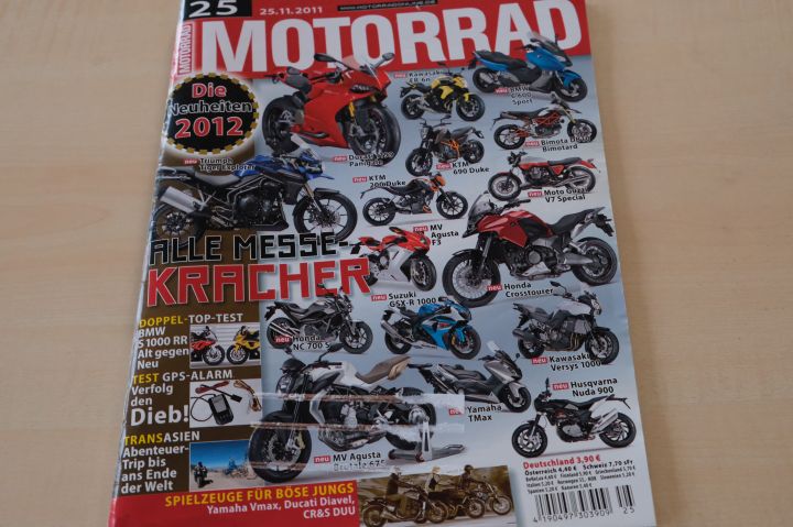 Deckblatt Motorrad (25/2011)