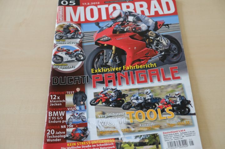Deckblatt Motorrad (05/2012)