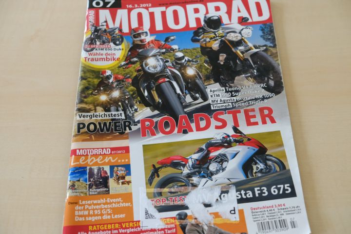 Deckblatt Motorrad (07/2012)