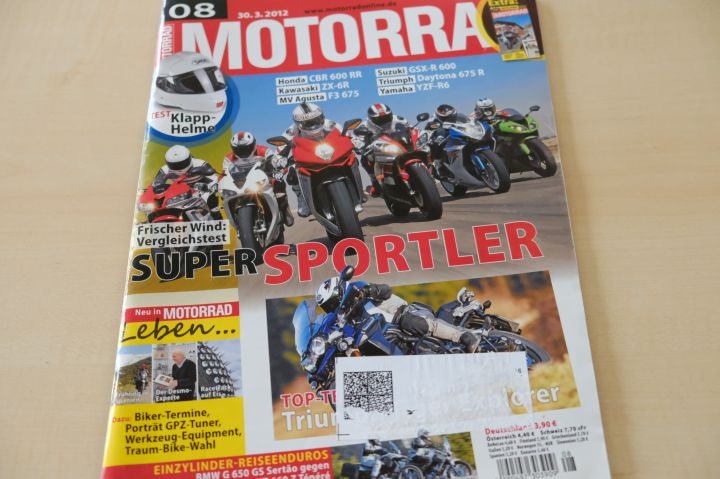 Deckblatt Motorrad (08/2012)