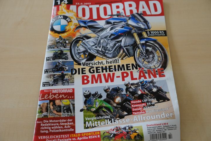 Deckblatt Motorrad (14/2012)