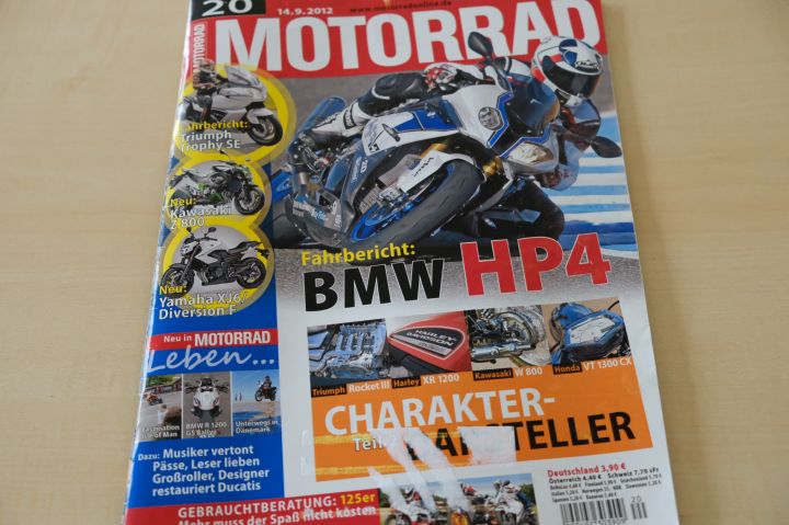 Deckblatt Motorrad (20/2012)