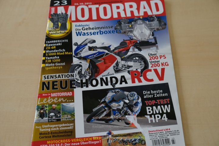 Deckblatt Motorrad (23/2012)