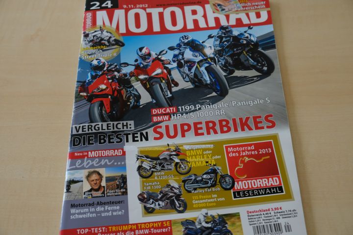 Deckblatt Motorrad (24/2012)