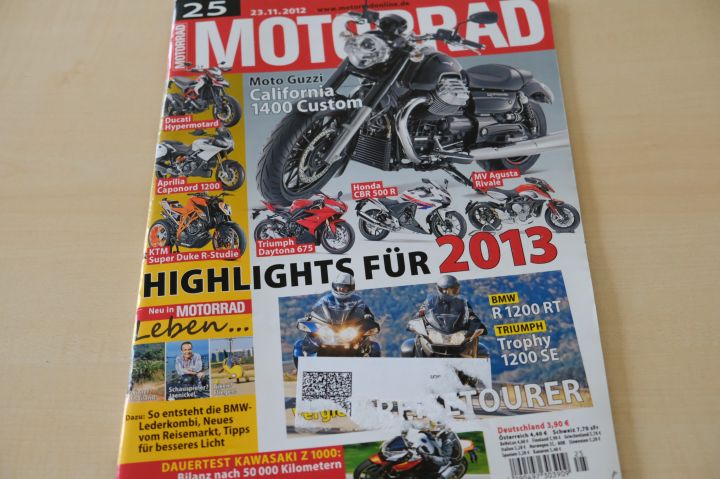 Deckblatt Motorrad (25/2012)