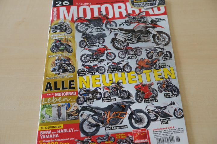 Deckblatt Motorrad (26/2012)
