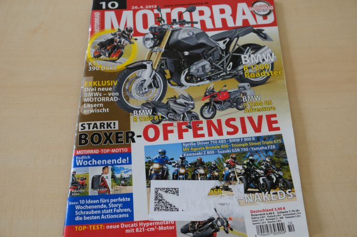Deckblatt Motorrad (10/2013)