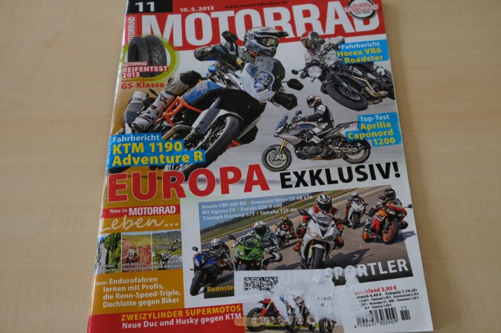 Deckblatt Motorrad (11/2013)