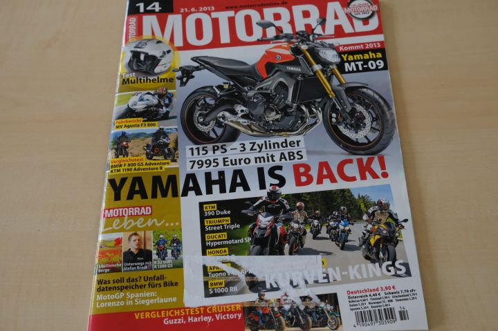 Deckblatt Motorrad (14/2013)