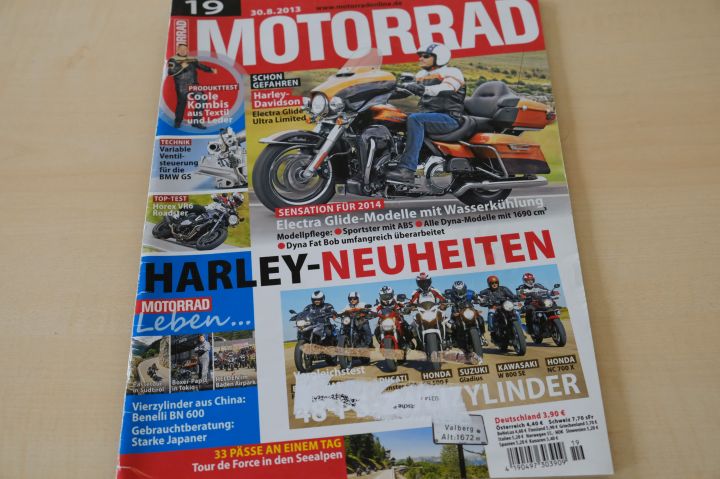 Deckblatt Motorrad (19/2013)