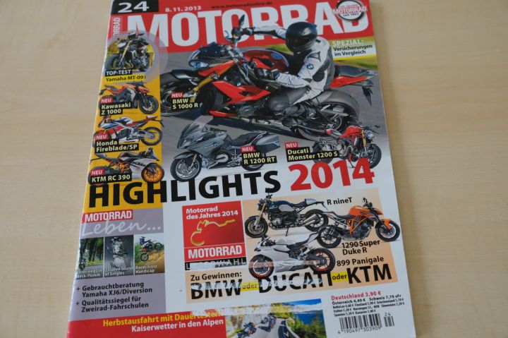 Deckblatt Motorrad (24/2013)