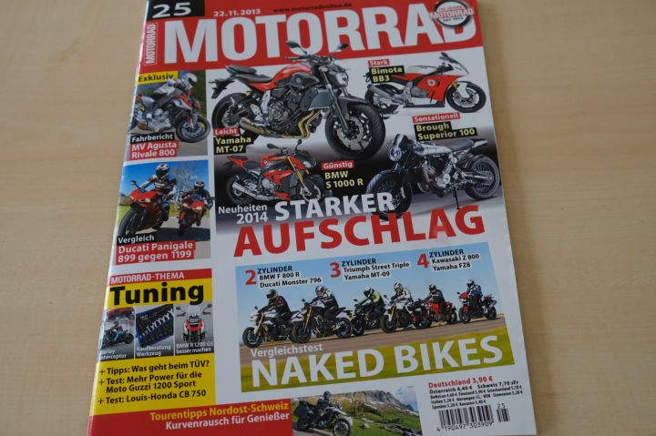 Deckblatt Motorrad (25/2013)
