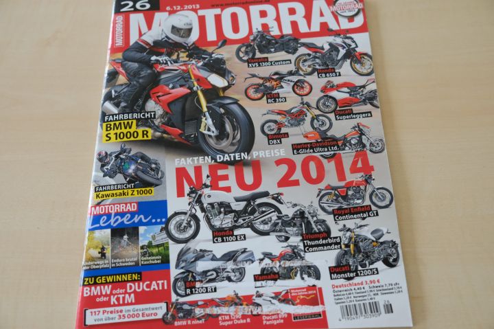 Deckblatt Motorrad (26/2013)