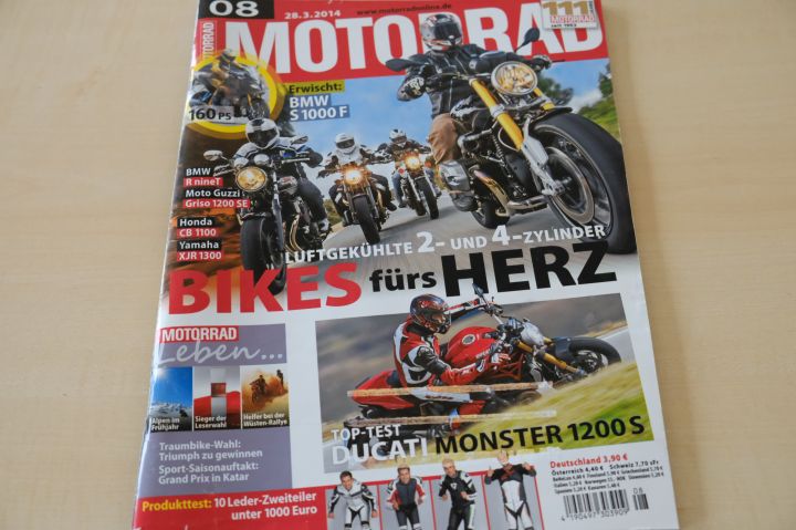 Deckblatt Motorrad (08/2014)