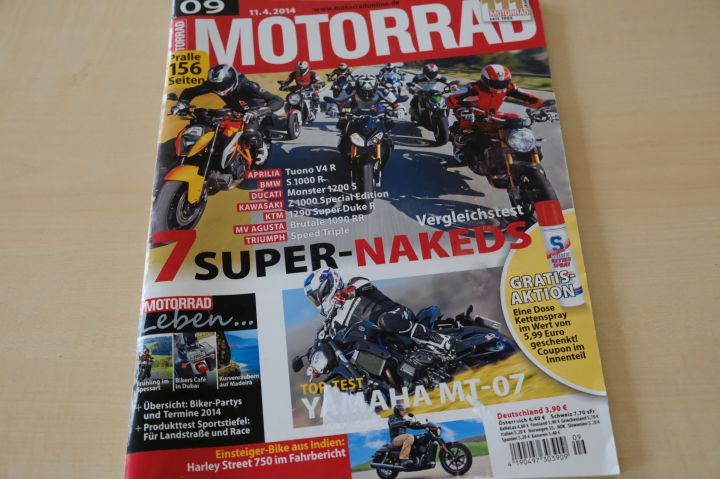 Deckblatt Motorrad (09/2014)