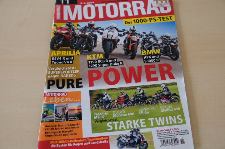 Deckblatt Motorrad (11/2014)