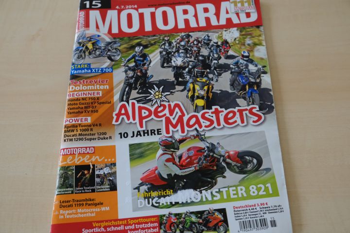 Deckblatt Motorrad (15/2014)